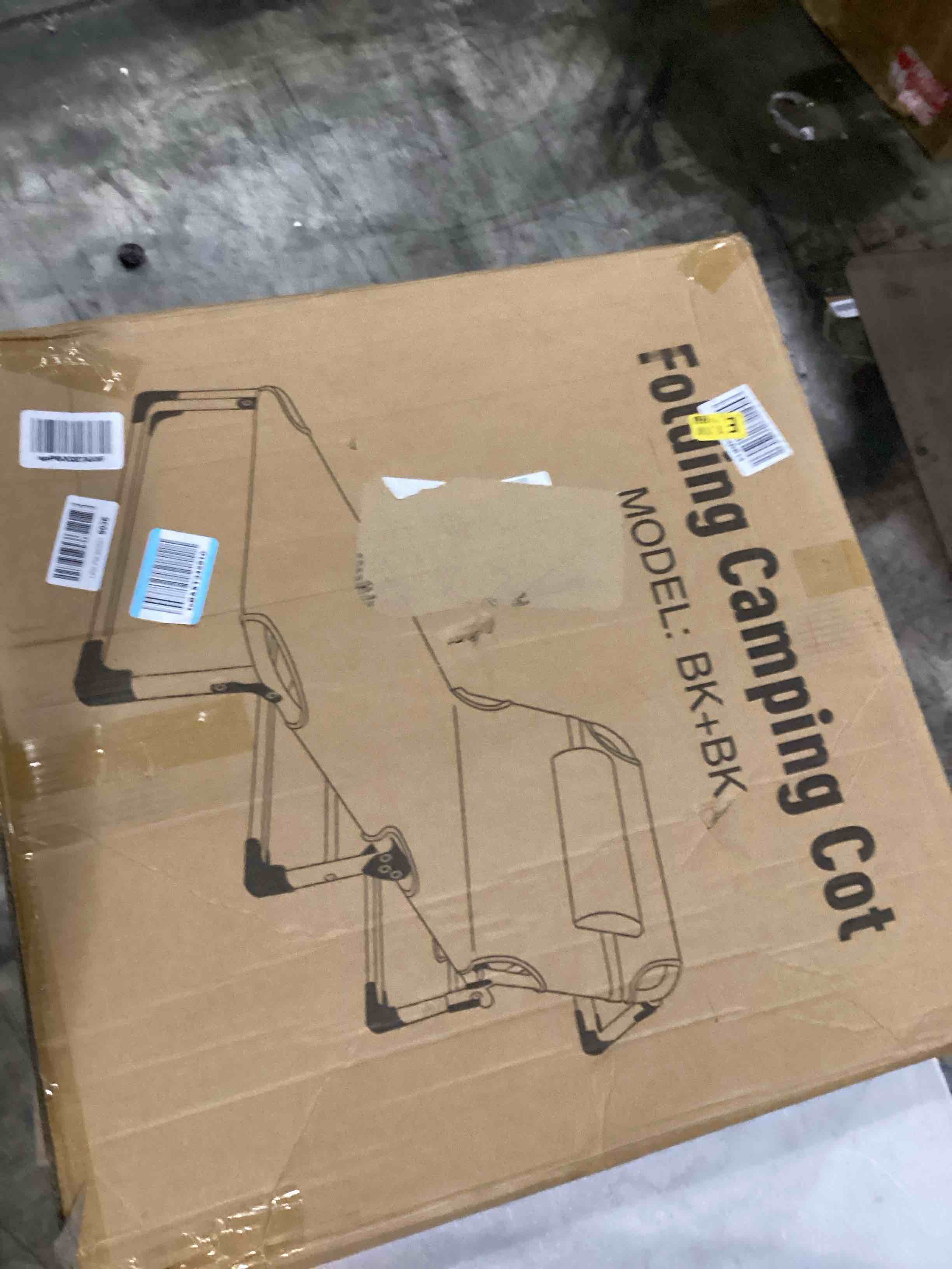 Slendor 3 in 1 Folding Camping Cot Bed, 5 Positions Adjustable Patio