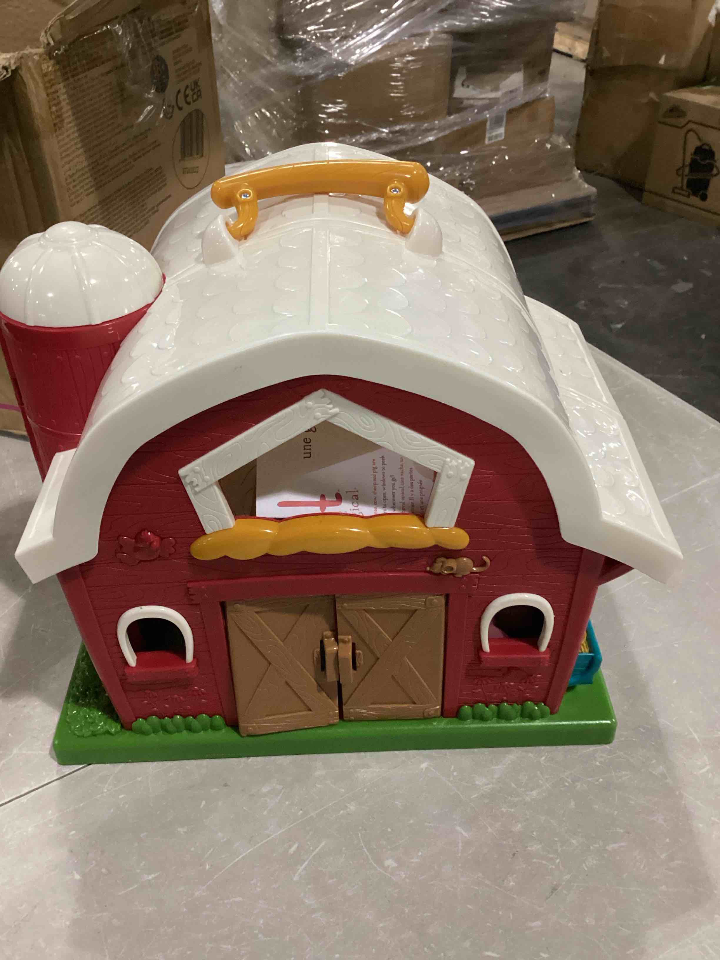 Battat Classic Barn Playset Farm Toys For Toddlers Farm Animals