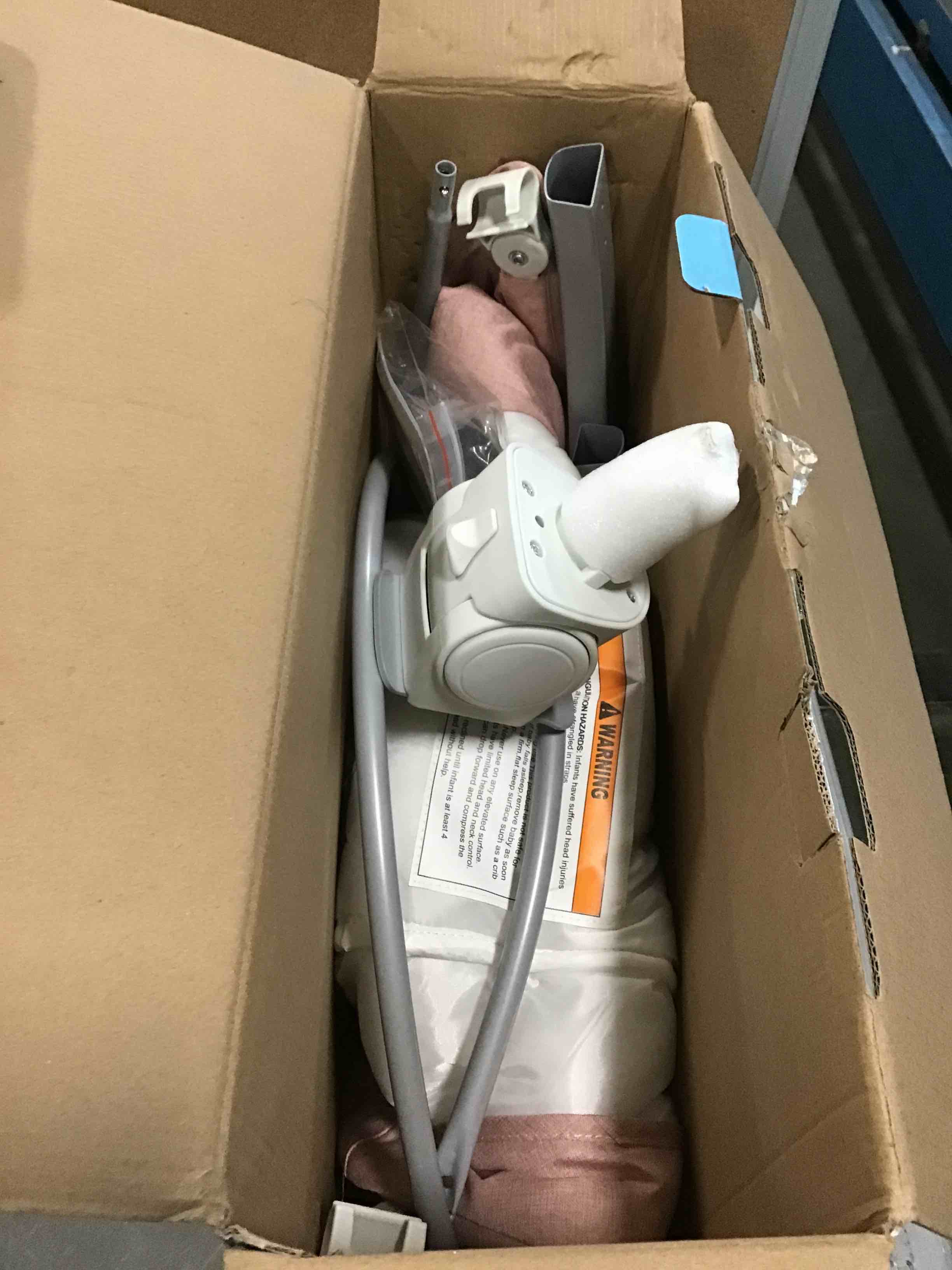 Bluetooth Baby Swing for Infants, 5 Speed Bluetooth Baby Bouncer Music Speaker with 12 Preset Lullabies, Remote Control Indoor Baby Rocker with Touch Screen Chair for 5-20 lb, 0-9 Months (Pink)