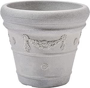 Crescent Garden Festonada Round Pot Planter