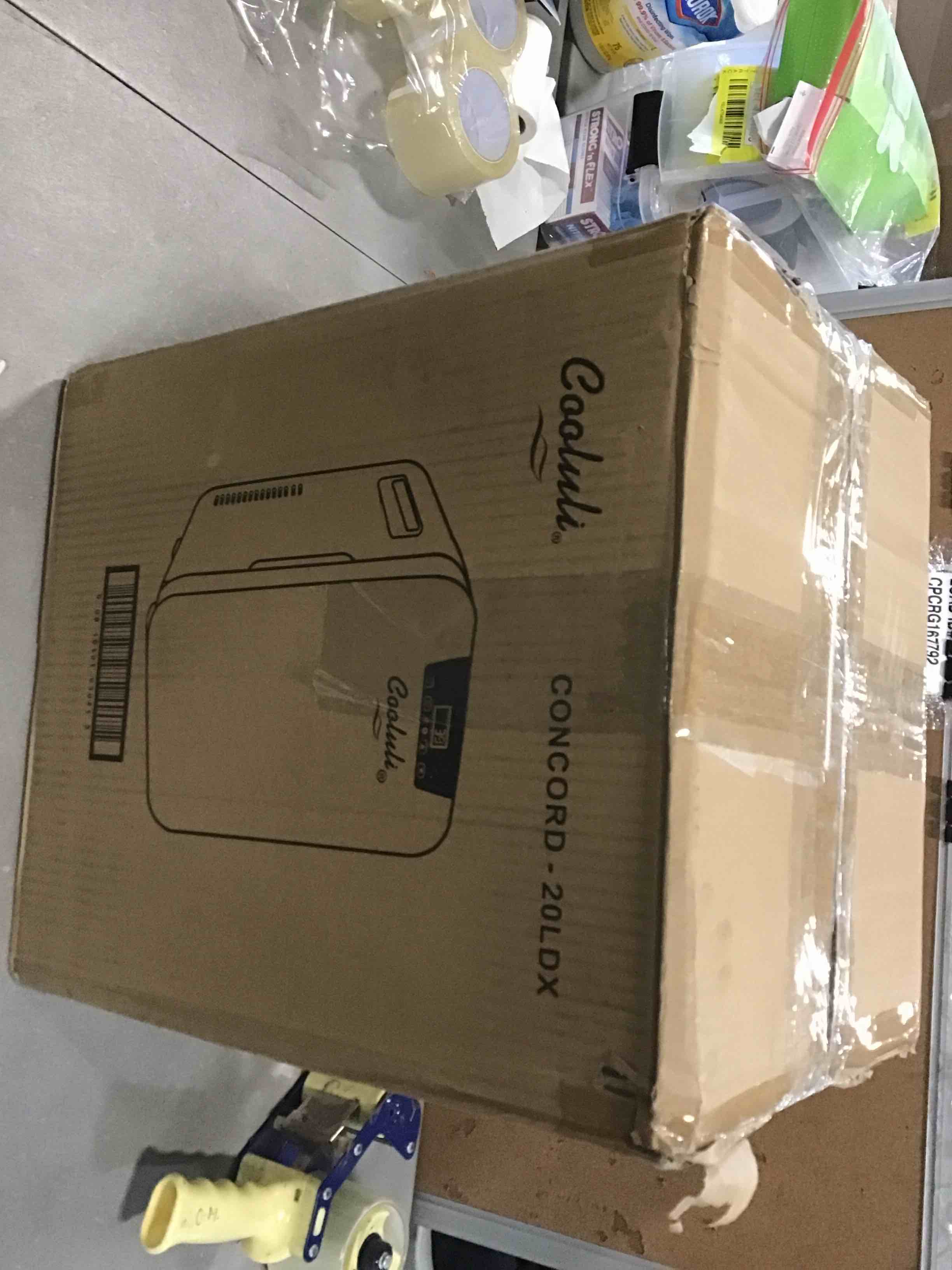 Cooluli 20L Mini Fridge For Bedroom Car, Office Desk & College Dorm