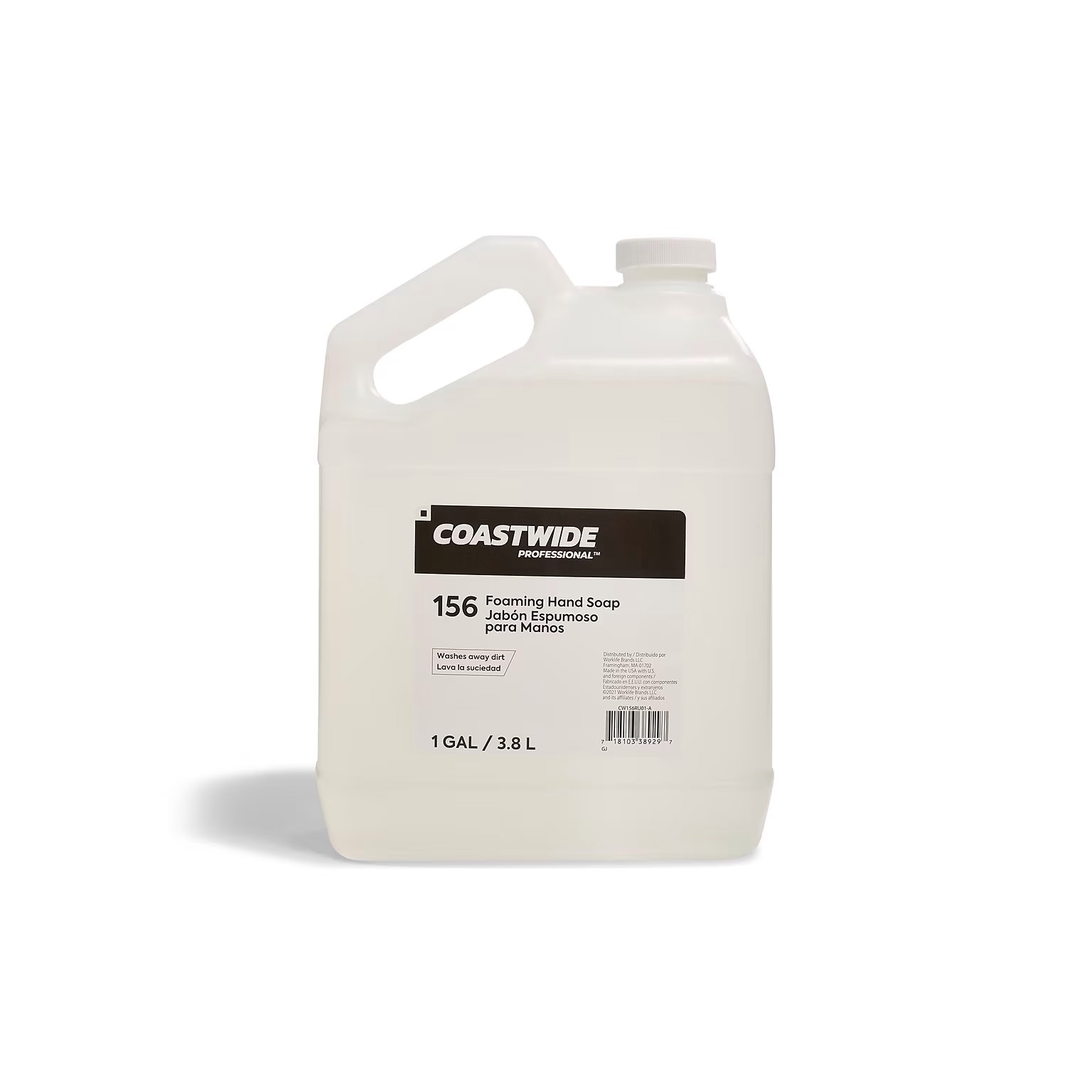 (Exp: 10/2026) Coastwide Professional™ Foaming Hand Soap Refill, Honey Almond Scent, 1 Gal.,  (CW156RU01-ACT)