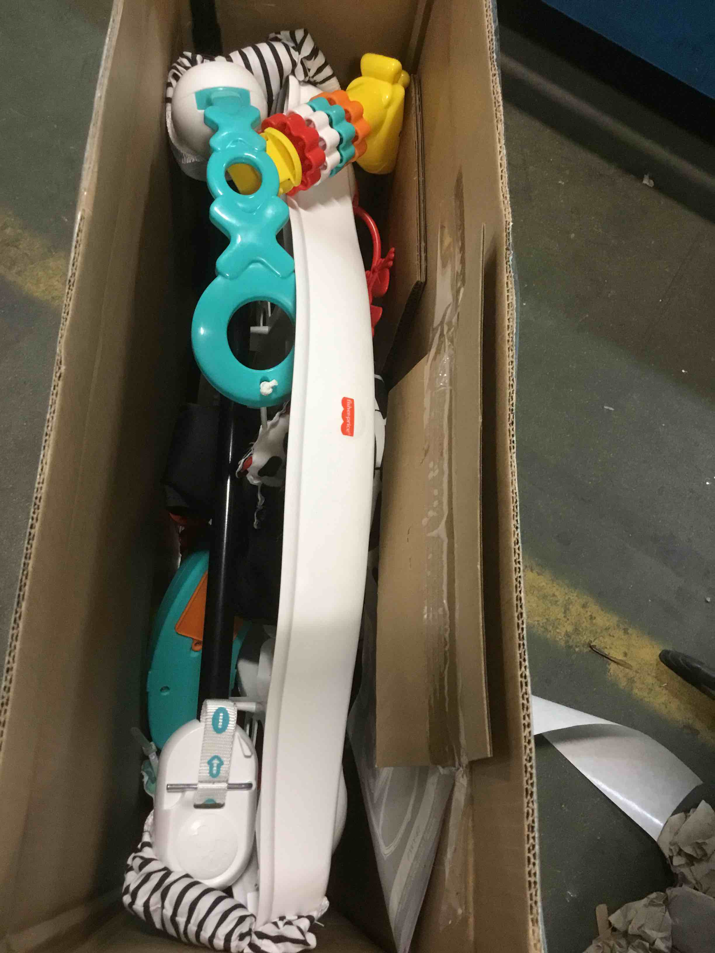 FisherPrice Baby Bouncer Animal Wonders Jumperoo Activity Center With Music Lights Sounds And