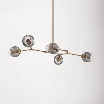 Dumont 5 - Light Sputnik Modern Linear Chandelier