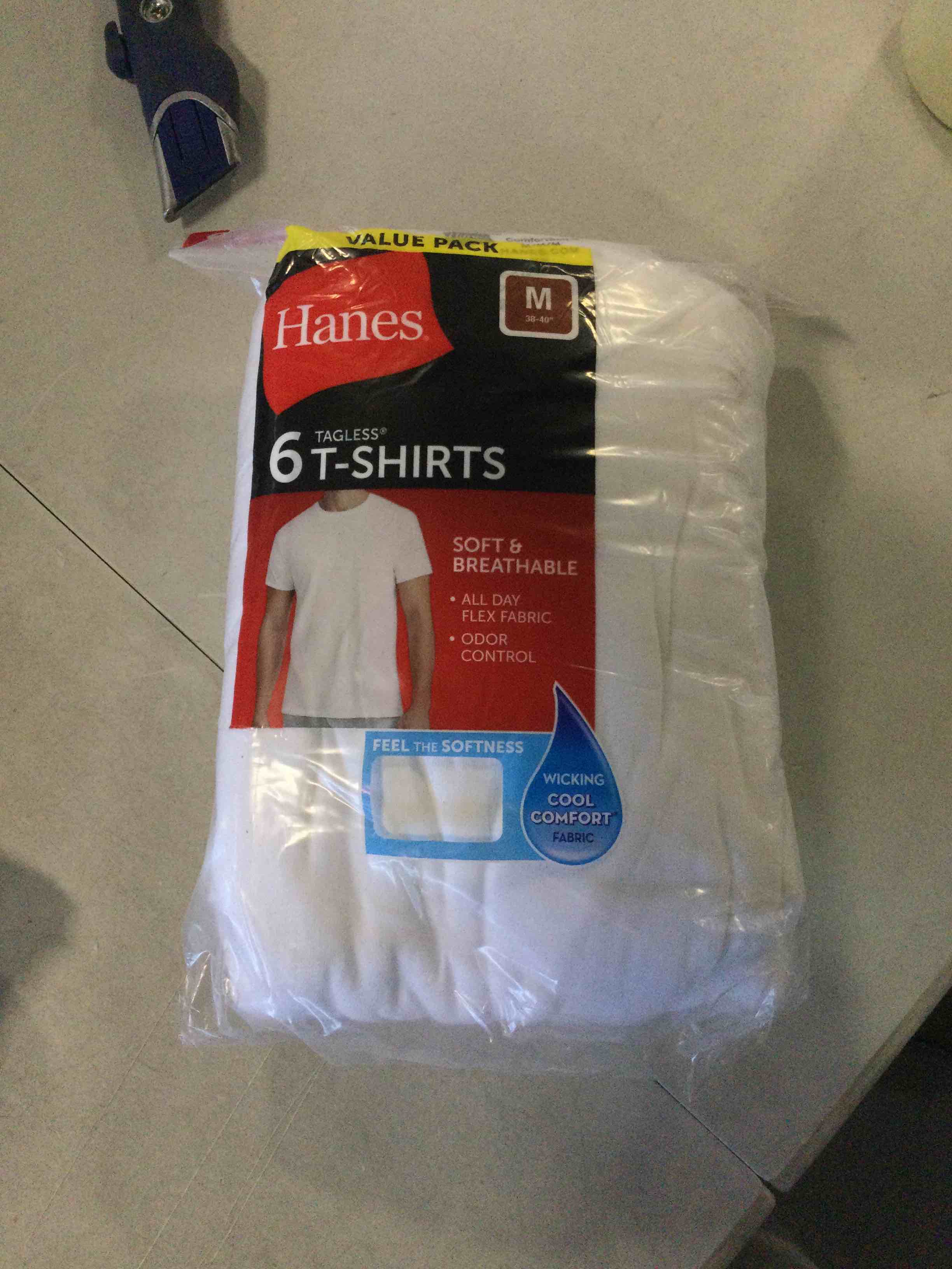 Hanes Men's Comfortsoft Tagless TShirts, 6 Pack