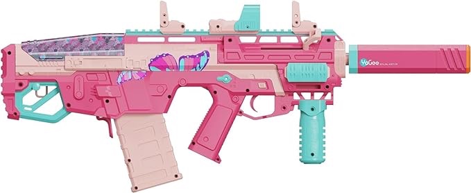 YaGee Reciprocating Splatter Ball Blaster with 150+ Feet Range, Supersized Splatter Ball Blaster with 10k Rounds, Extreme Power for Outdoor Activities & Team Games, Fun for Adult