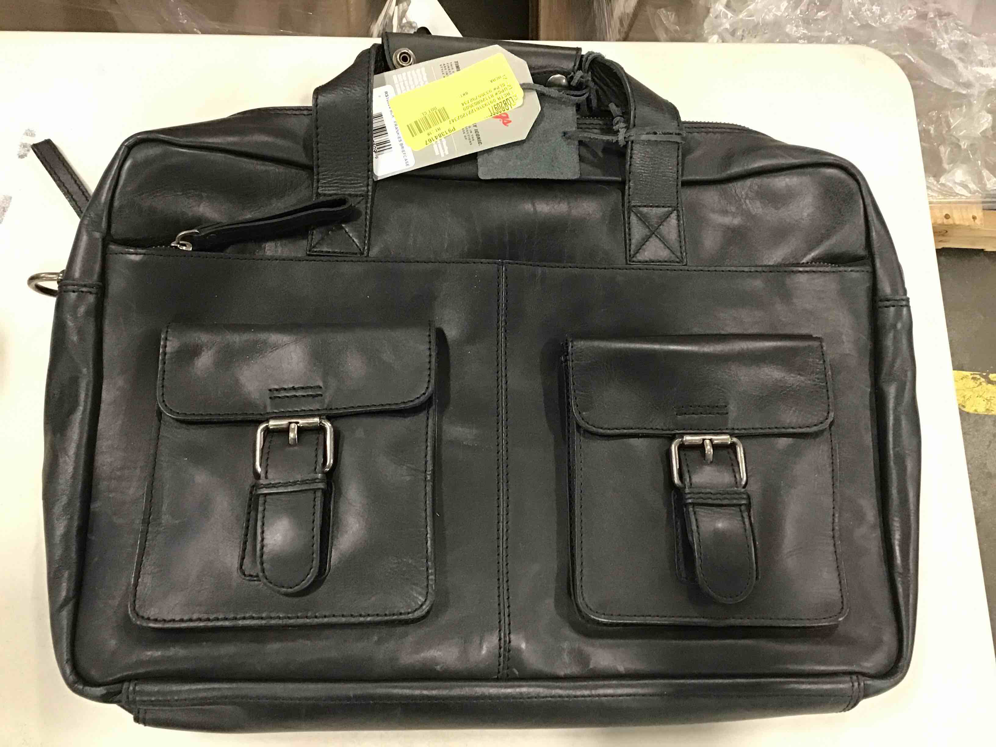 Rawlings Black Leather Frankies Briefcase R510024
