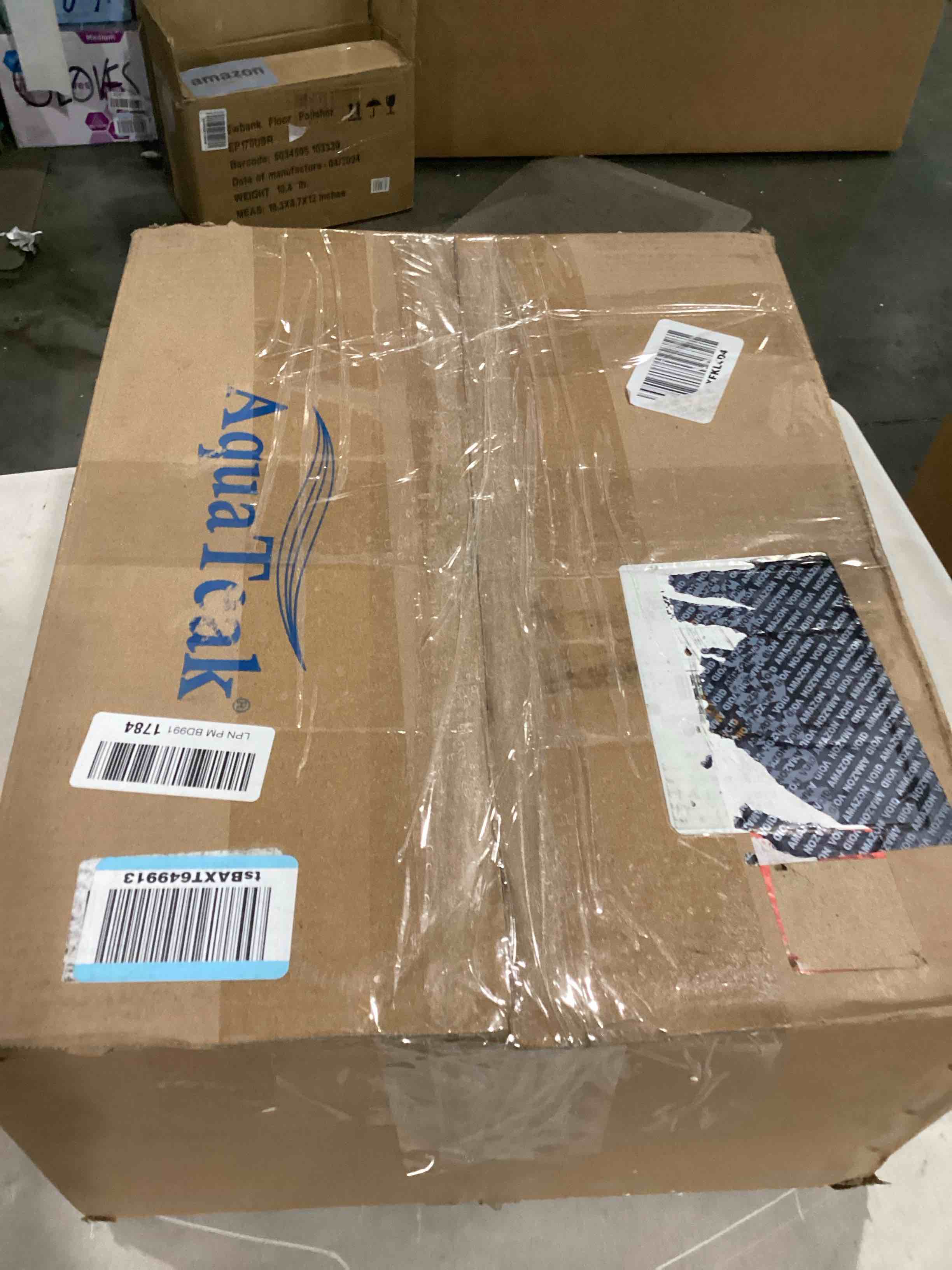 AquaTeak The Original 18" Spa Teak Shower Bench with Shelf