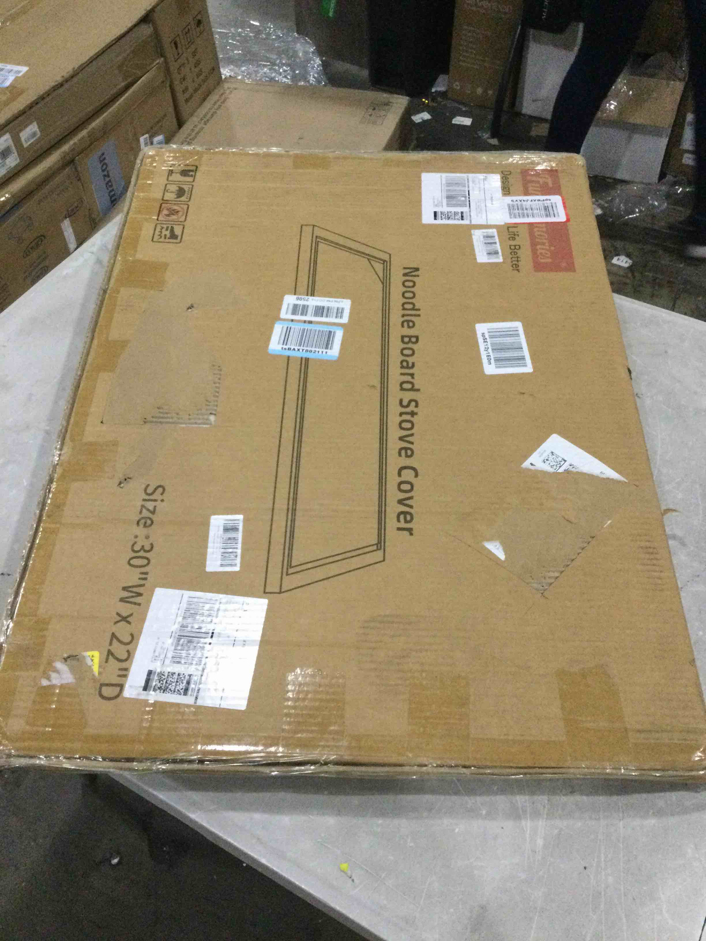 Stove Top Cover Board, Noodle Board Stove Cover, 30"L x 22"W x 0.75"Th