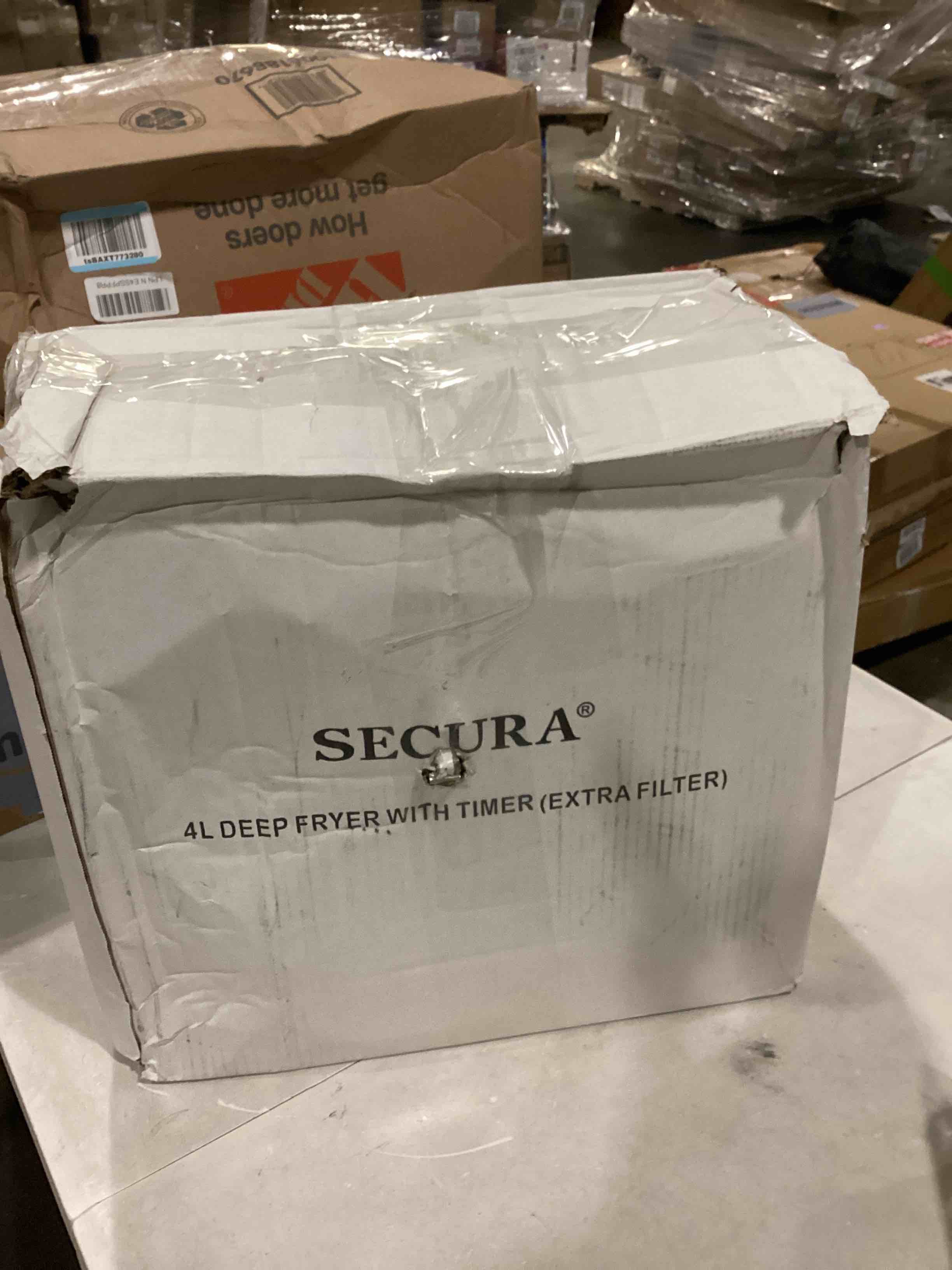 Secura 1700Watt StainlessSteel Triple Basket Electric Deep Fryer with