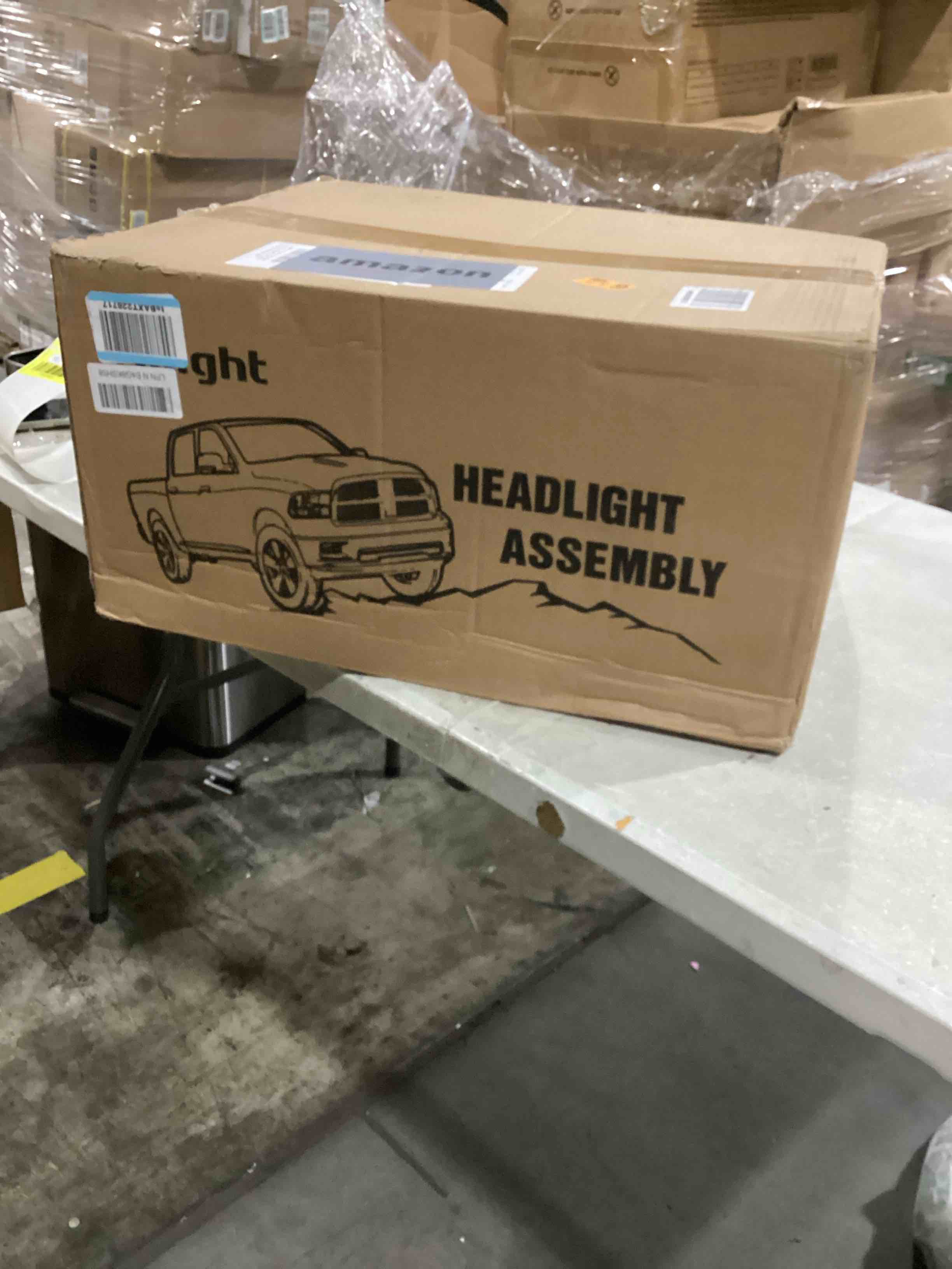 Nilight Headlight Assembly 2009 2010 2011 2012 2013 2014 2015 2016 2017 2018 Ram 1500 2500 3500 Pickup Quad Headlamp Assembly Replacement Chrome Housing Clear Corner Clear Lens,(Only for Quad Models) Chrome Housing+ Clear Reflector