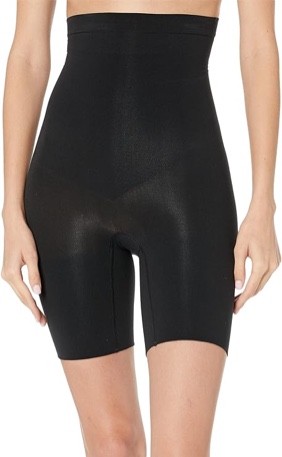 Size XL - SPANX Seamless Power Sculpting High-Waisted Mid-Thigh Short - Lightweight, All-Day Comfort - Core Control Shapewear - High-Waisted Underwear - Seamless Comfort 