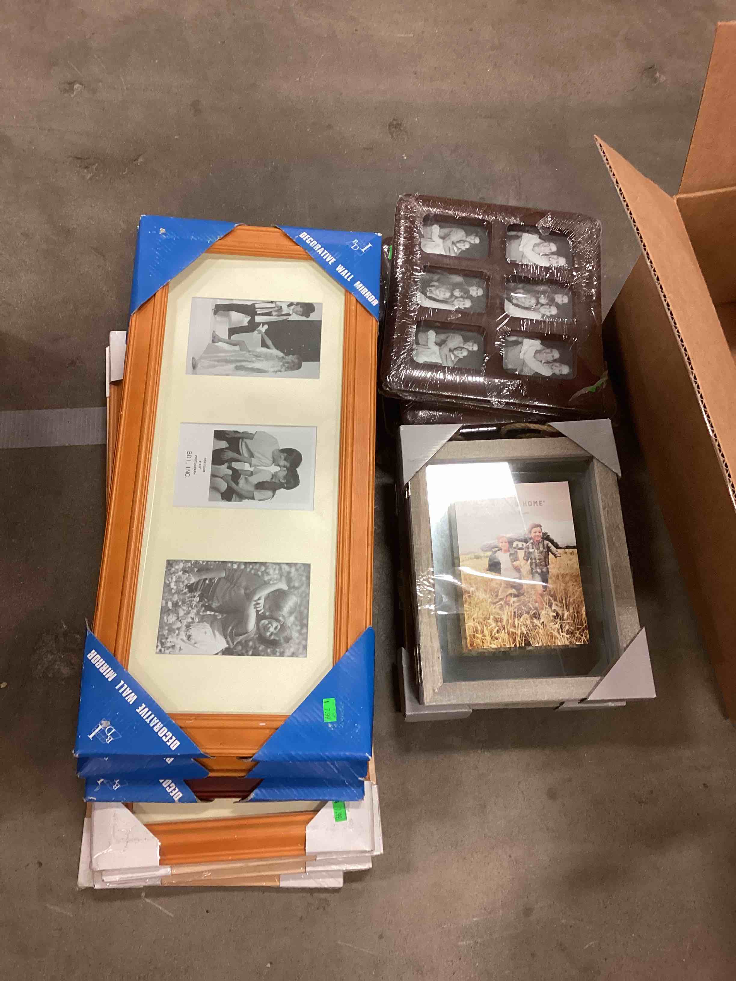 Assorted Size And Style Picture Frames