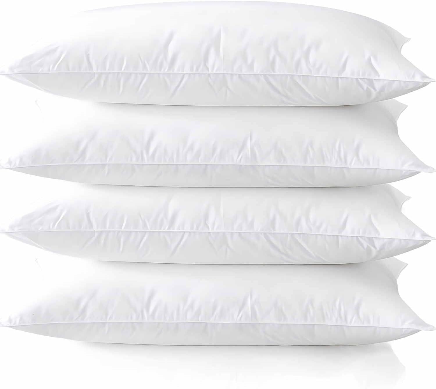 Luxurious Soft King Size Pillows, Set Of 4