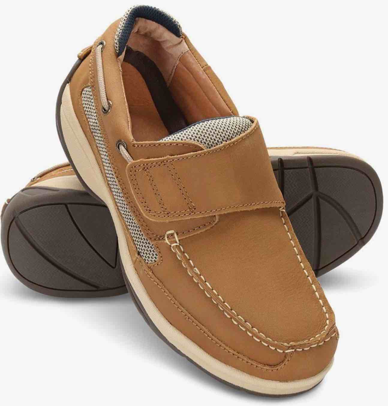 The Adjustable Width Neuropathy Deck Shoes 12 w