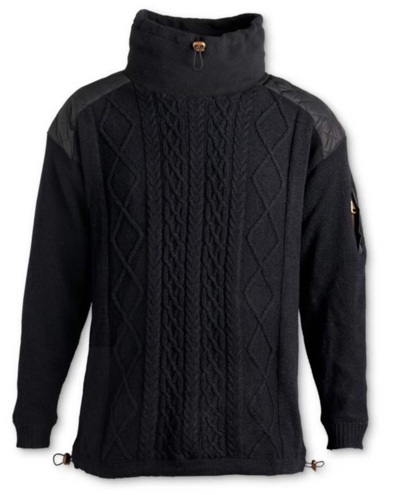 The Dubliner's Cotton Lined Aran Sweater