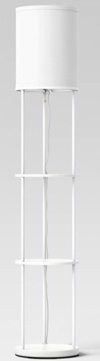 Shelf Floor Lamp White (Includes LED Light Bulb) - Room Essentials™