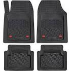 KnK Sapphire Black Floor Mats for SUVs Cars Deep Dish Automotive Floor Mats for Trucks All Weather Floor Mats for Men and Women Gift for New Car Stuff 3D Interior Car Accessory Car Decor 2022 (Black)