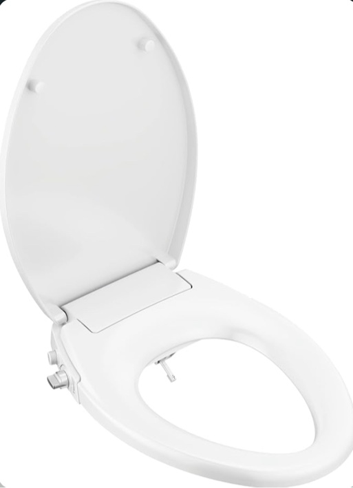 Delta Non-Electric Bidet Seat for Elongated Toilet in. White