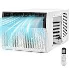 Costway 8000 Btu (12000 Btu Ashrae) Window Air Conditioner With Remote, Led Control Panel, Up To 400 Sq.ft.