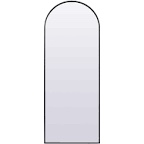 Full Length Mirror Arch Floor Mirror Wall Mirror Hanging Or Leaning Arched-Top Full Body Mirror With Stand For Bedroom, Dressing Room