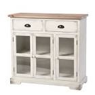 Marleigh Solid Wood 3 Door Accent Cabinet