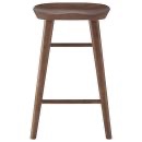 Euro Style Vieno Counter Stool in Walnut 39133-WAL