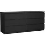 Double Dresser 6 Drawers Box 2/2-Divider, Rails/Plinths, Drawer Fronts, Drawer Bottoms, Hardware, Assembly Instructions