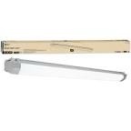 4 ft. Vapor Tight 4500 Lumens Gray Integrated LED Wraparound Light 120-277v 3000K 4000K 5000K Wet Rated