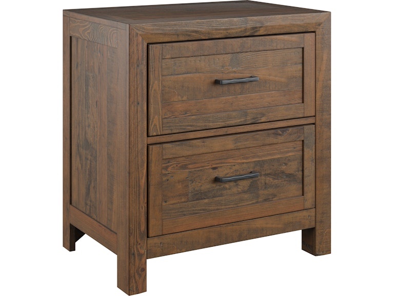 Emerald Home Furnishings Bedroom 2-drawer nightstand B744-04 at Anna's Home Furnishings 
