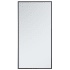 Rectangular Beveled Metal Framed Bathroom Mirror