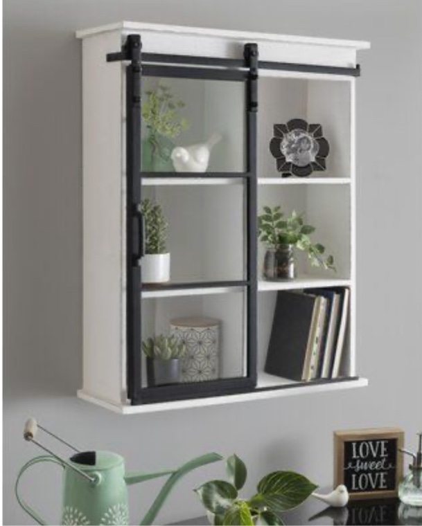 Menekse Wood 1 - Door Accent Cabinet White