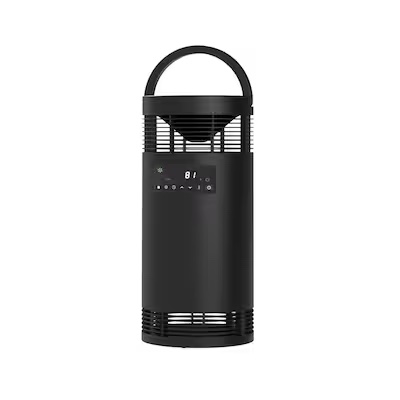 Utilitech Up to 1500-Watt Ceramic Tower Indoor Electric Space Heater with Thermostat 