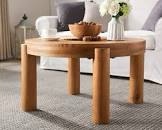 Catriana 18.1"H X 31.5" W Big Leg Coffee Table