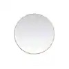 Medium Round Brass Modern Mirror (39 in. H x 39 in. W)