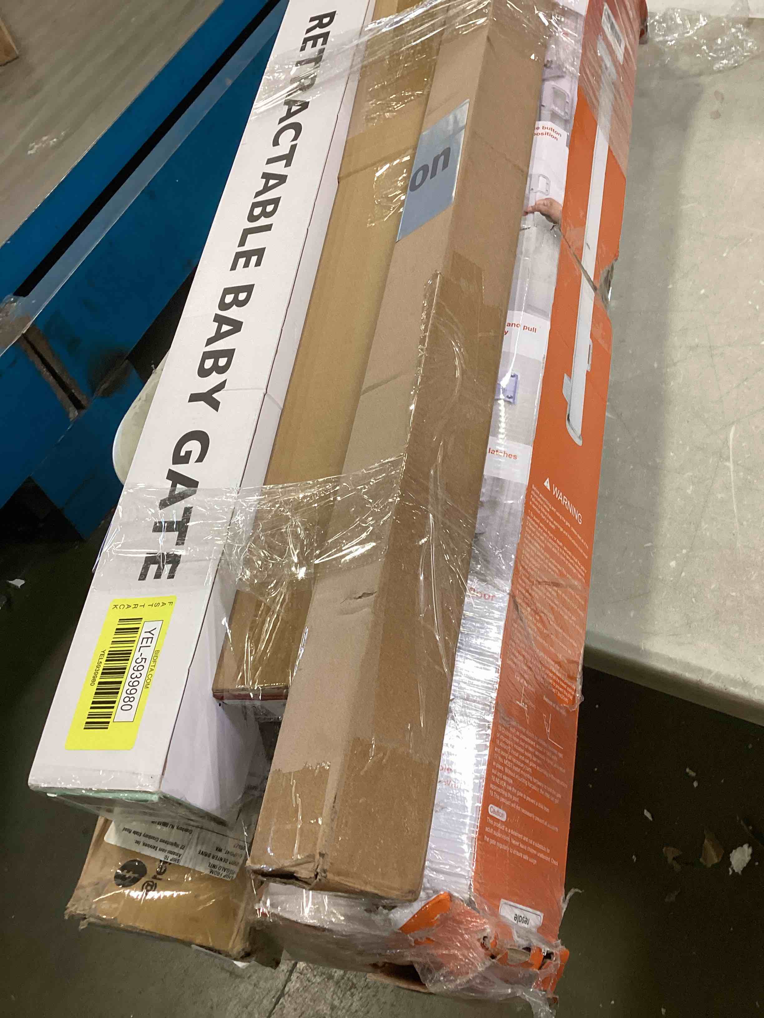 Assorted includes curtains and baby’s gate and more