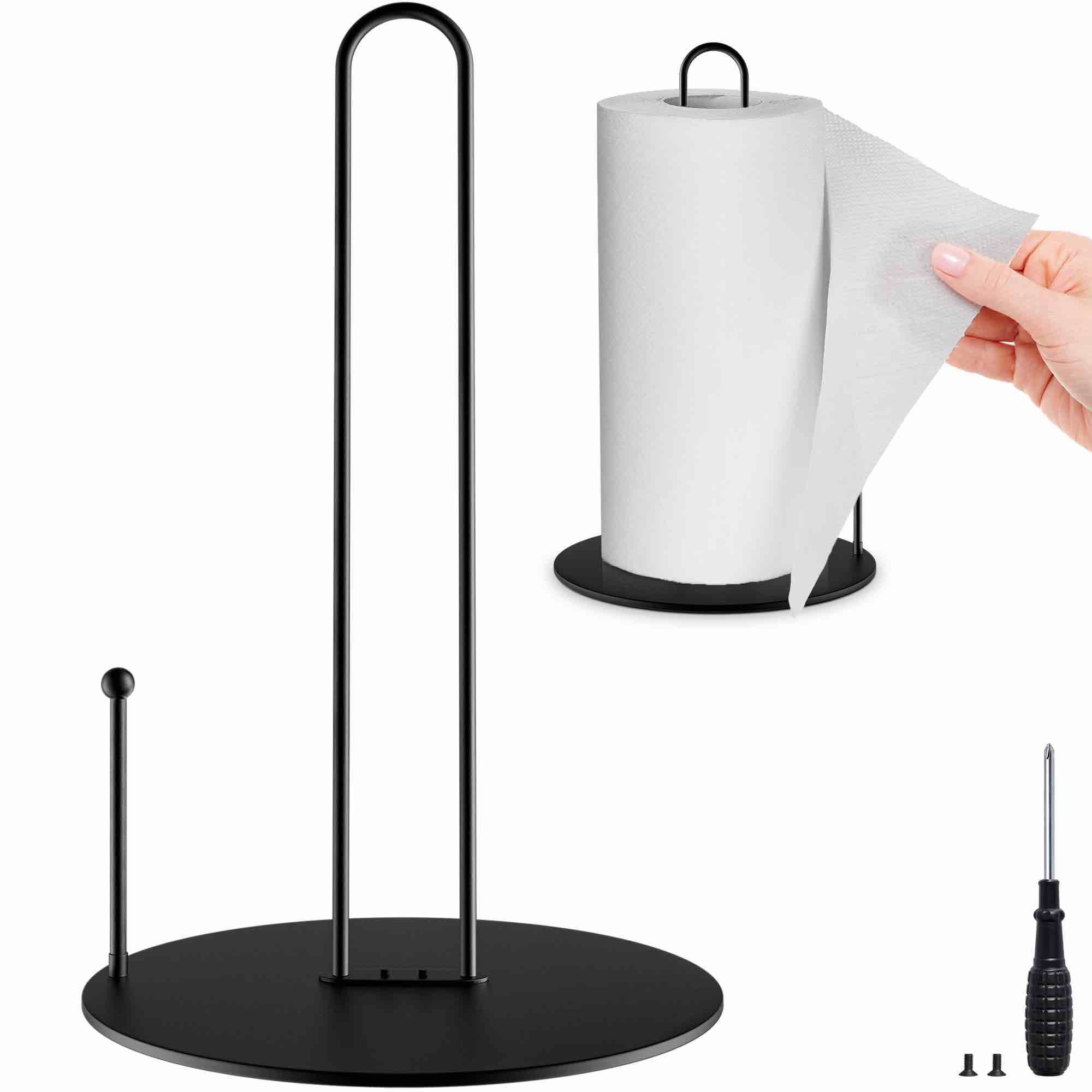 Amazon.com - Paper Towel Holder Stand Black Paper Towel Holders ... www.amazon.com