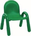 Angeles 7"H BaseLine Chair, Green, AB7907PG, Toddler Preschool, Daycare and Homeschool Furniture, Flexible Classroom Seating, Kids School Desk Chair
