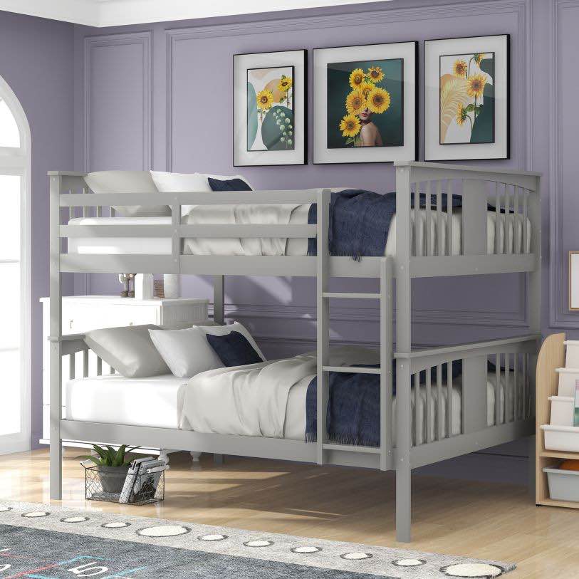FULL BUNKBED - GRAY WF286313AAE ( 2 BOXES INCLUDED WITH PICK UP )