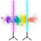 (similar)4 Pack 4ft Portable Battery Powered Tube Light 120cm Handheld LED Tube Lights with Tripods, 500 Vivid Effects, Light Tube for Video and Photography?Light Painting?YouTube?Video?TIK tok and Dance Club