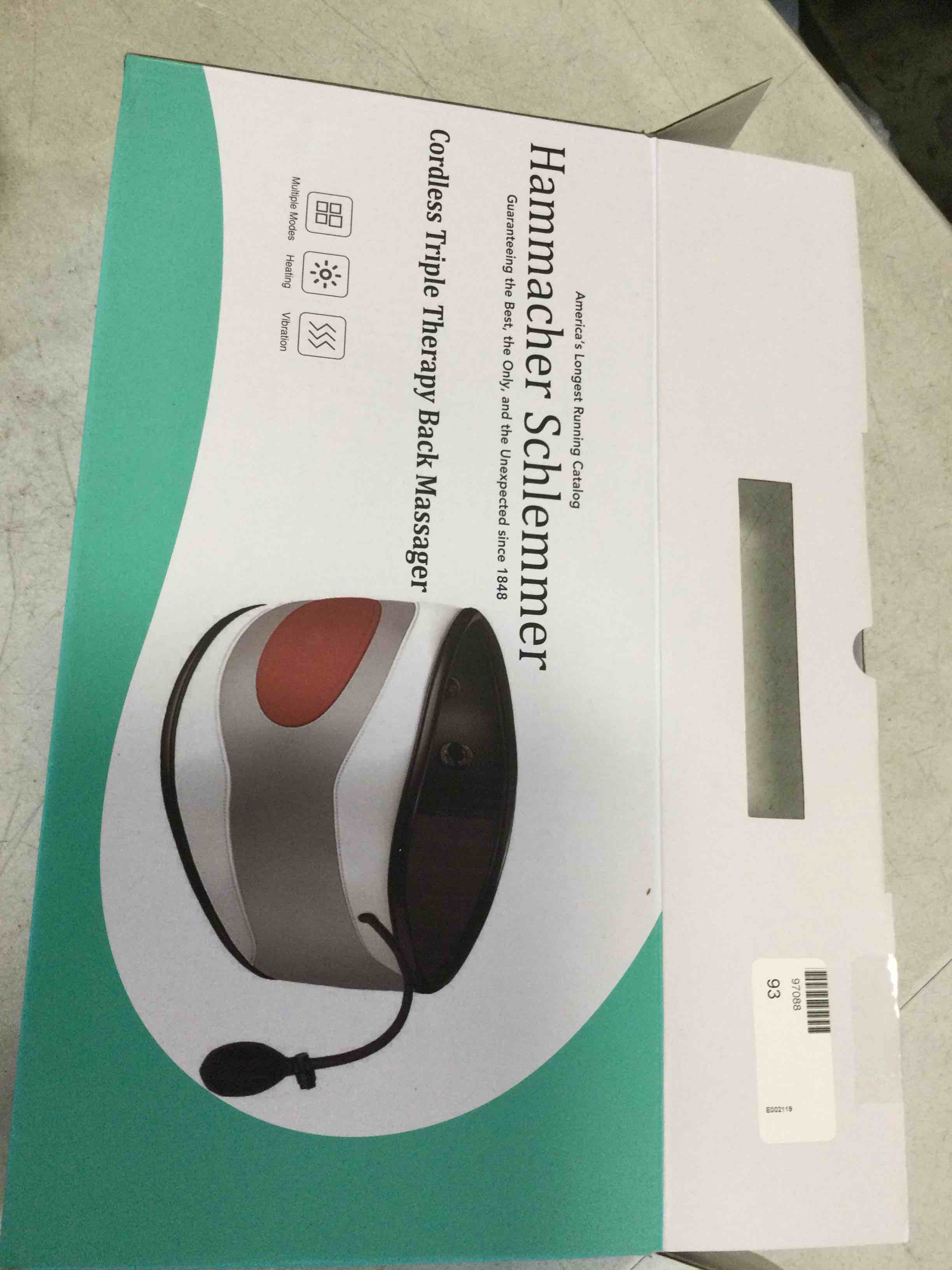 The Cordless Triple Therapy Back Massager