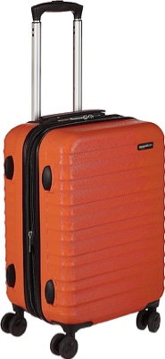 Amazon Basics 20-Inch Hardside Spinner, Orange