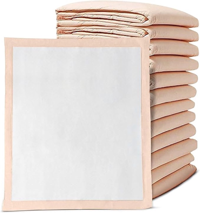 Premium Disposable Chucks Underpads 25 Pack, 30" x 36" - Highly Absorbent Bed Pads for Incontinence and Senior Care - Peach Color - Leak Proof Protection