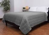 blanket color gray for mattress similar to stock photo 
