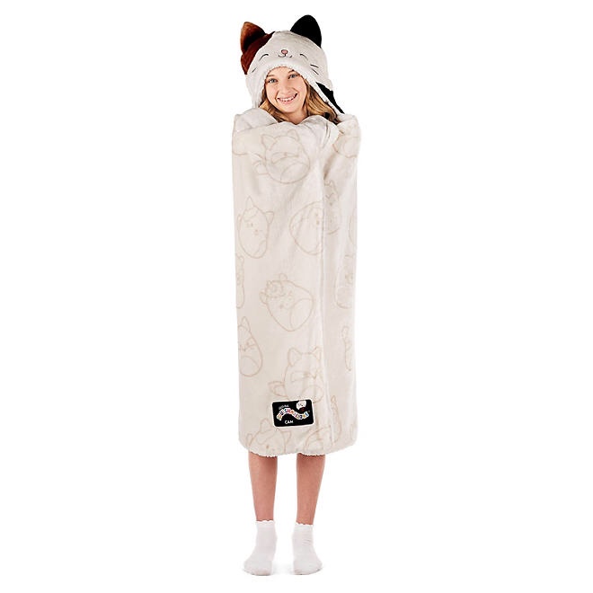 Squishmallows Hooded Throw 