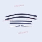 For 2022-2023 Toyota Corolla Cross Window Vent Shade Sun Rain Guard Black/Chrome