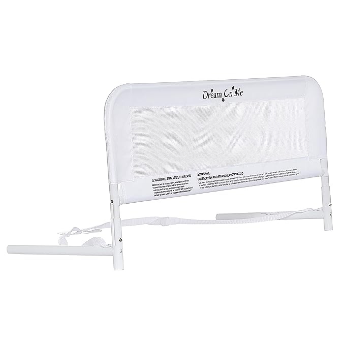 2 white dream on me deluxe bed rails 