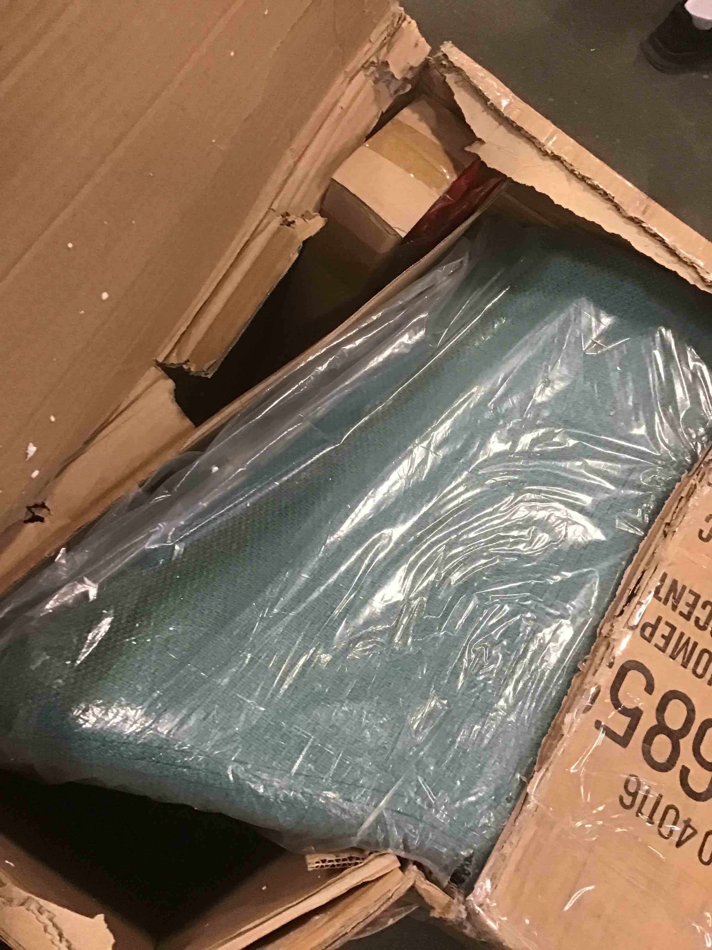 HomePop Barrel Shaped Accent Chair, Blue Medium