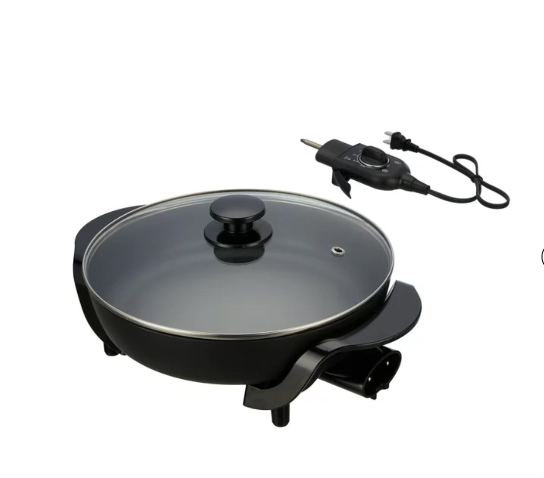 Mainstays 12” round electric skillet 