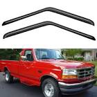 Window Rain Guards Shield for 1980-1996 Ford Bronco, Window Vent Visors Shades Wind Deflectors for 80-96 F150 F250 F350 Standard Cab